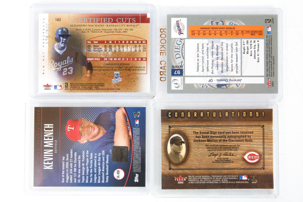 Autographed Baseball Cards