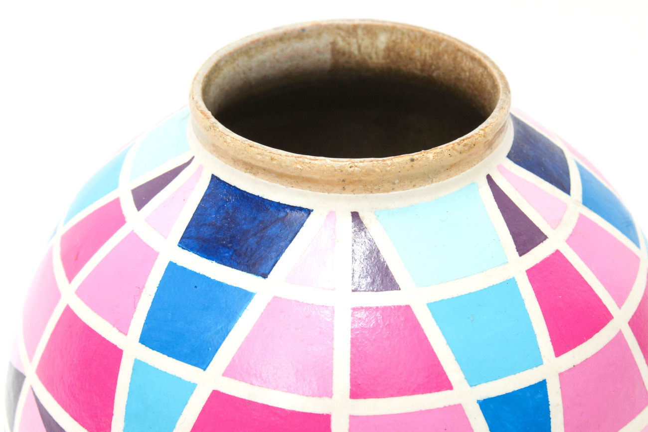 Nero and Judy Signed Art Pottery Vessel