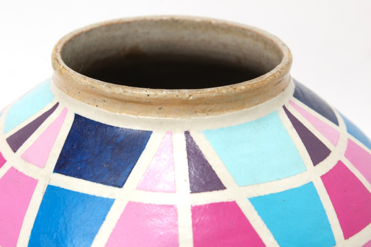 Nero and Judy Signed Art Pottery Vessel