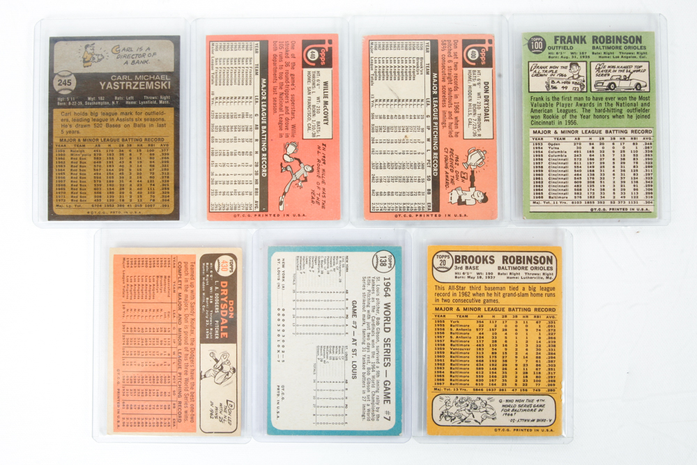 1960s and 1970s Baseball Cards