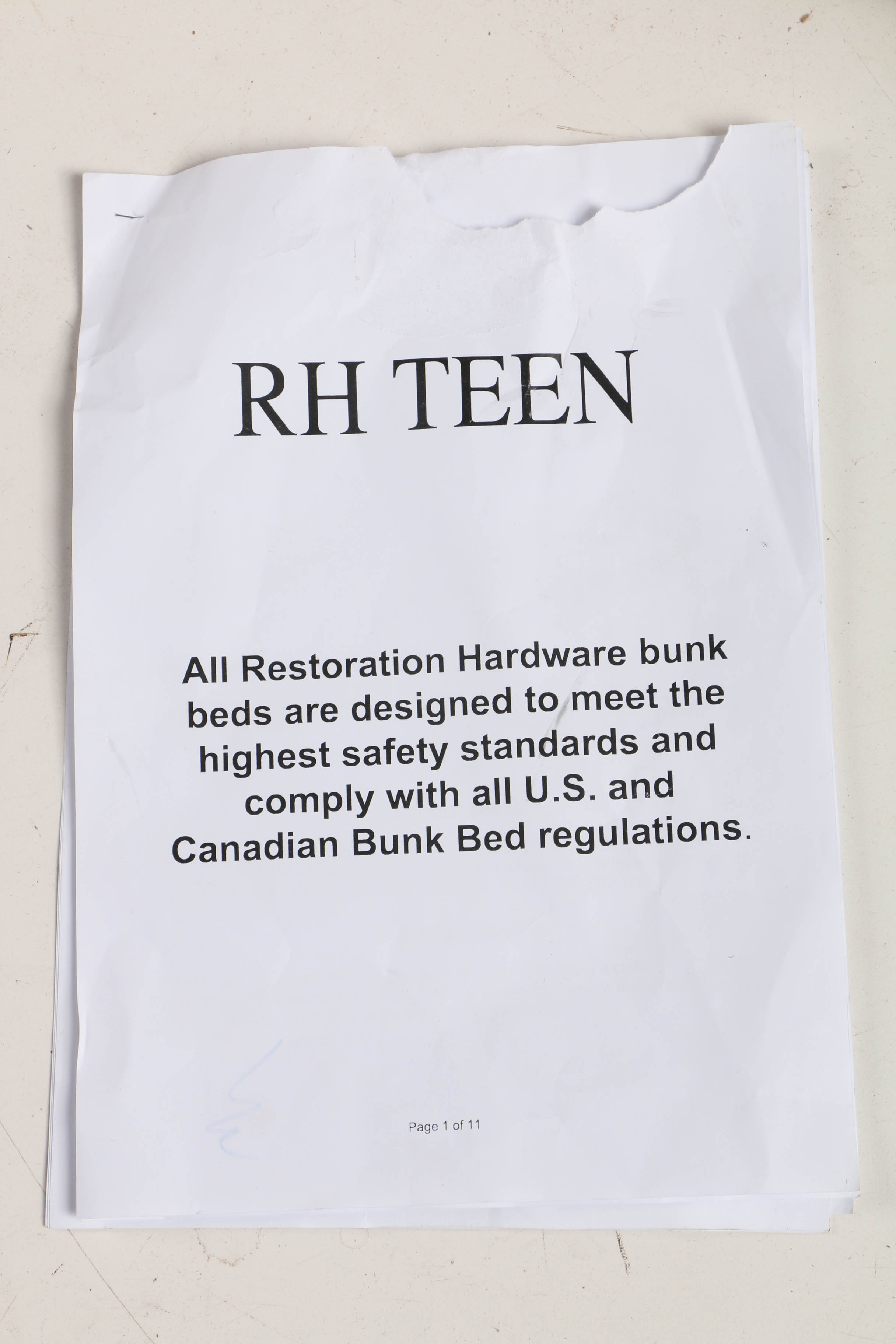 Restoration Hardware Pine Bunk Beds