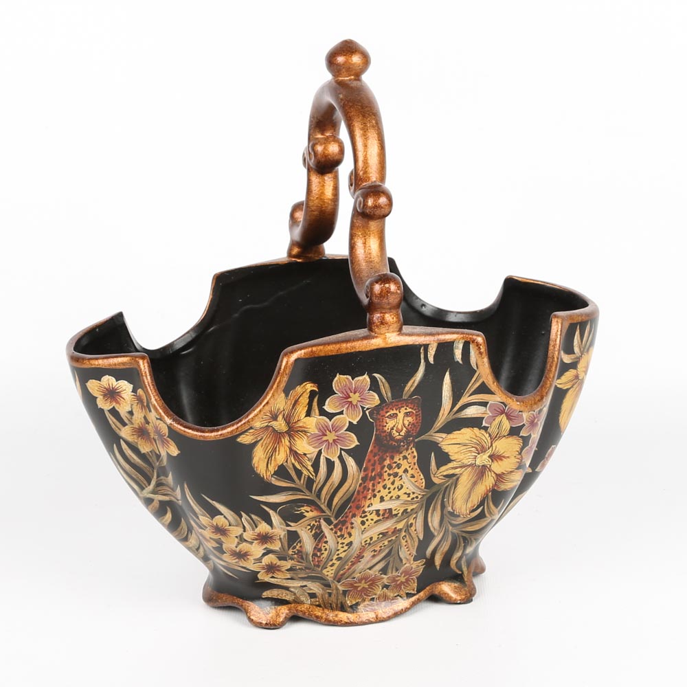 Safari Inspired Decorative Basket