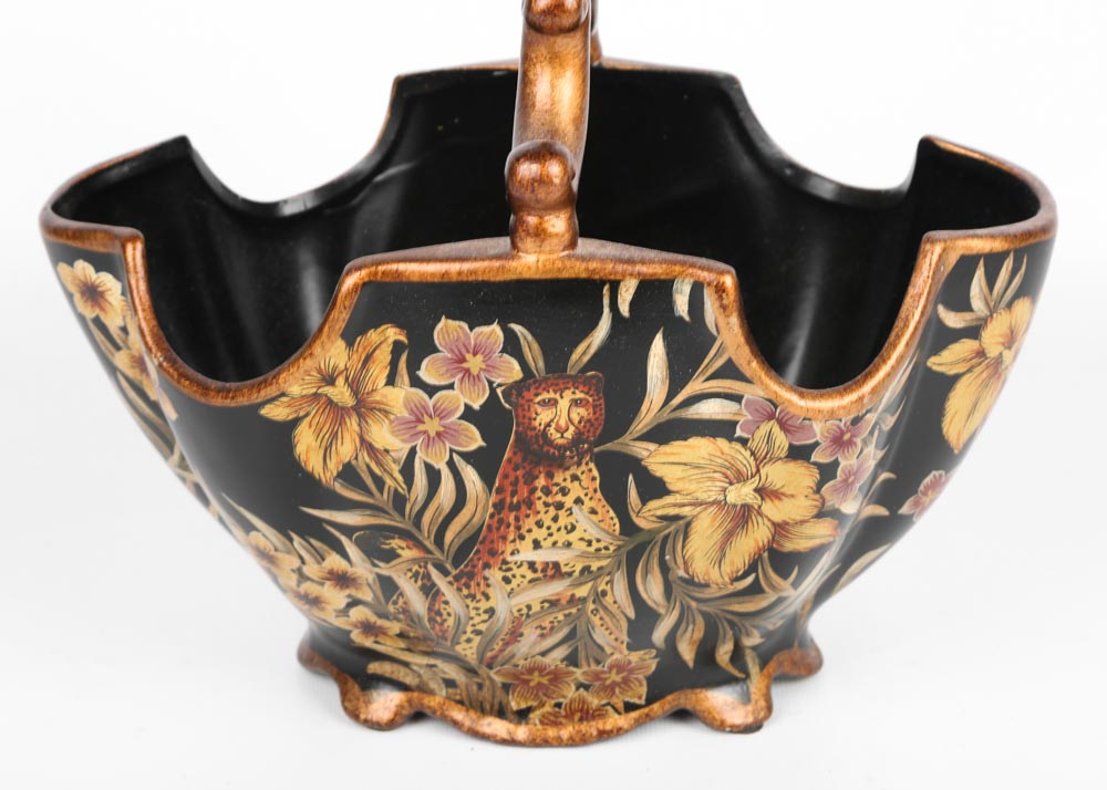 Safari Inspired Decorative Basket