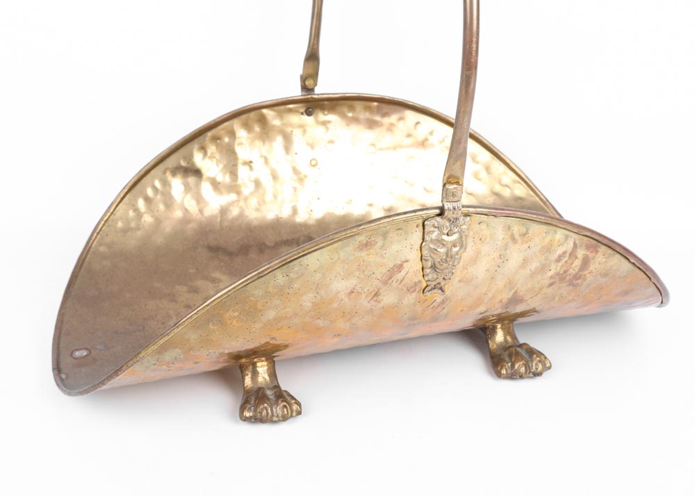 Brass Firewood Caddy