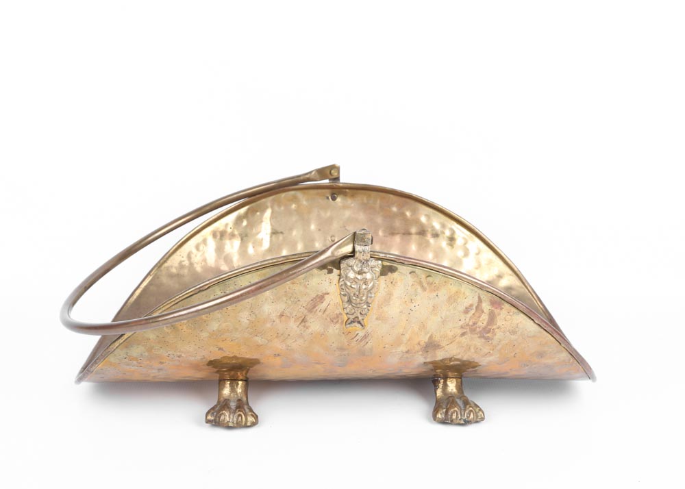 Brass Firewood Caddy
