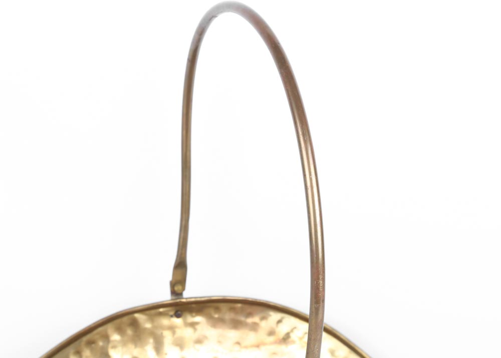 Brass Firewood Caddy