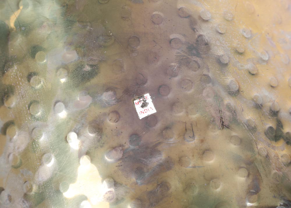 Brass Firewood Caddy