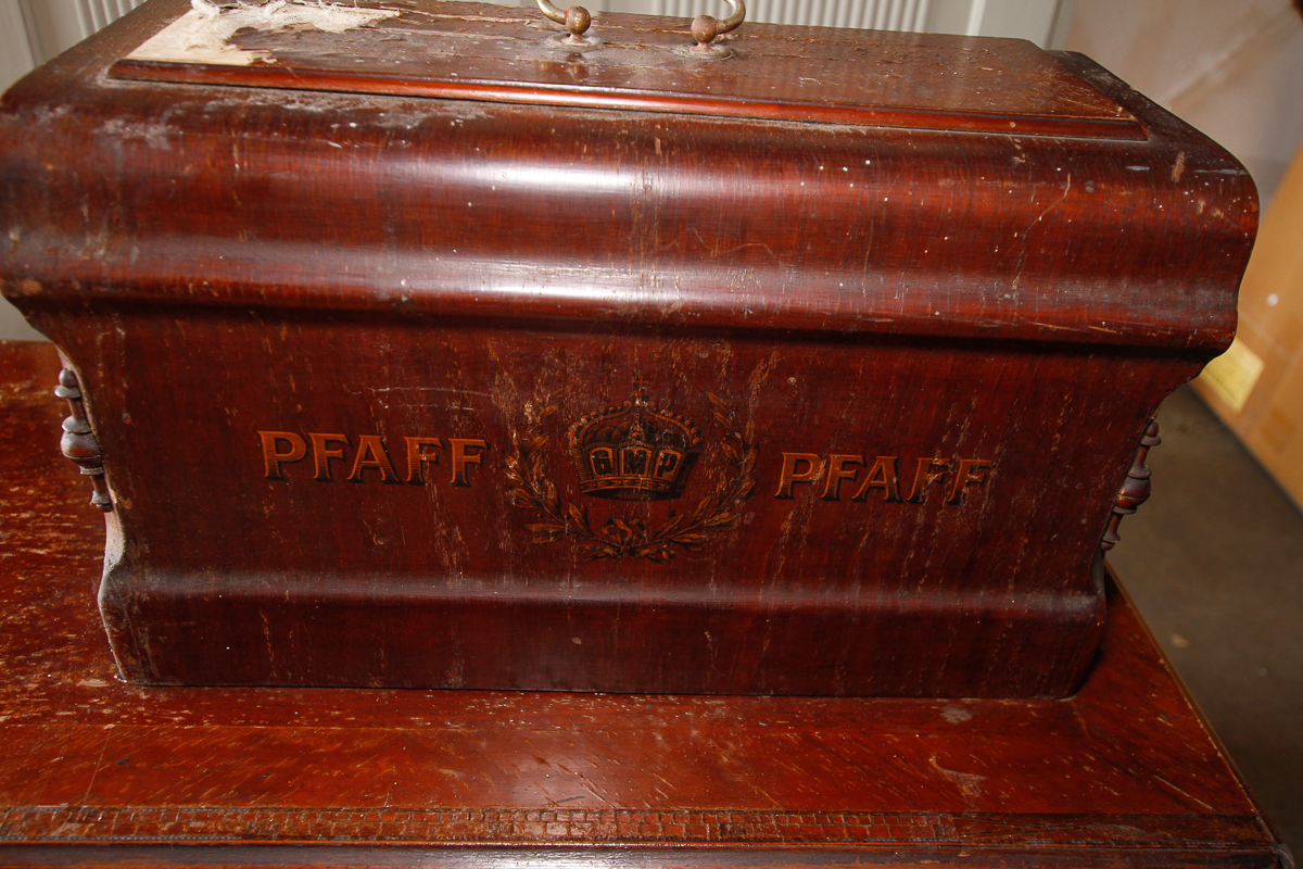 Pfaff Vintage Sewing Machine and Cover