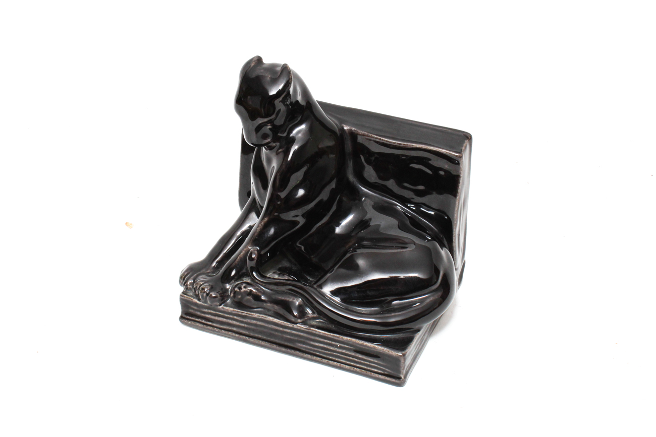 1948 Rookwood Pottery Panther Bookend
