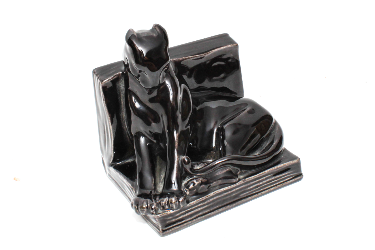 1948 Rookwood Pottery Panther Bookend