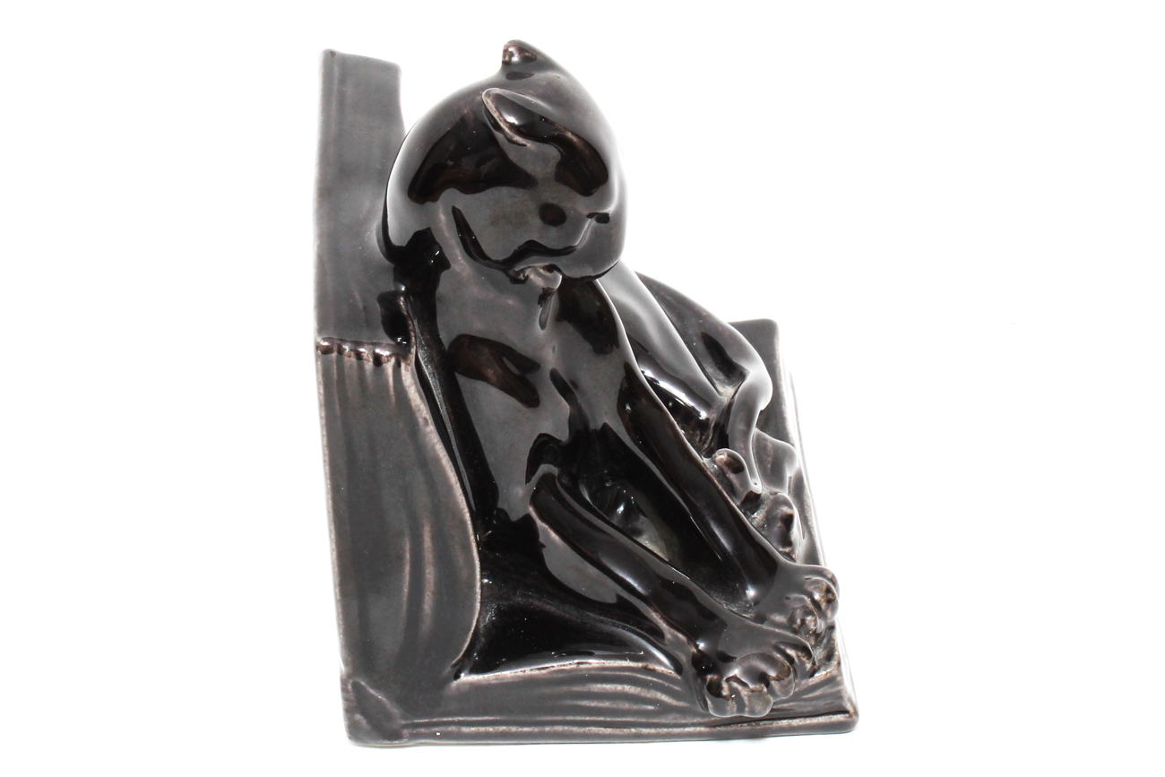 1948 Rookwood Pottery Panther Bookend