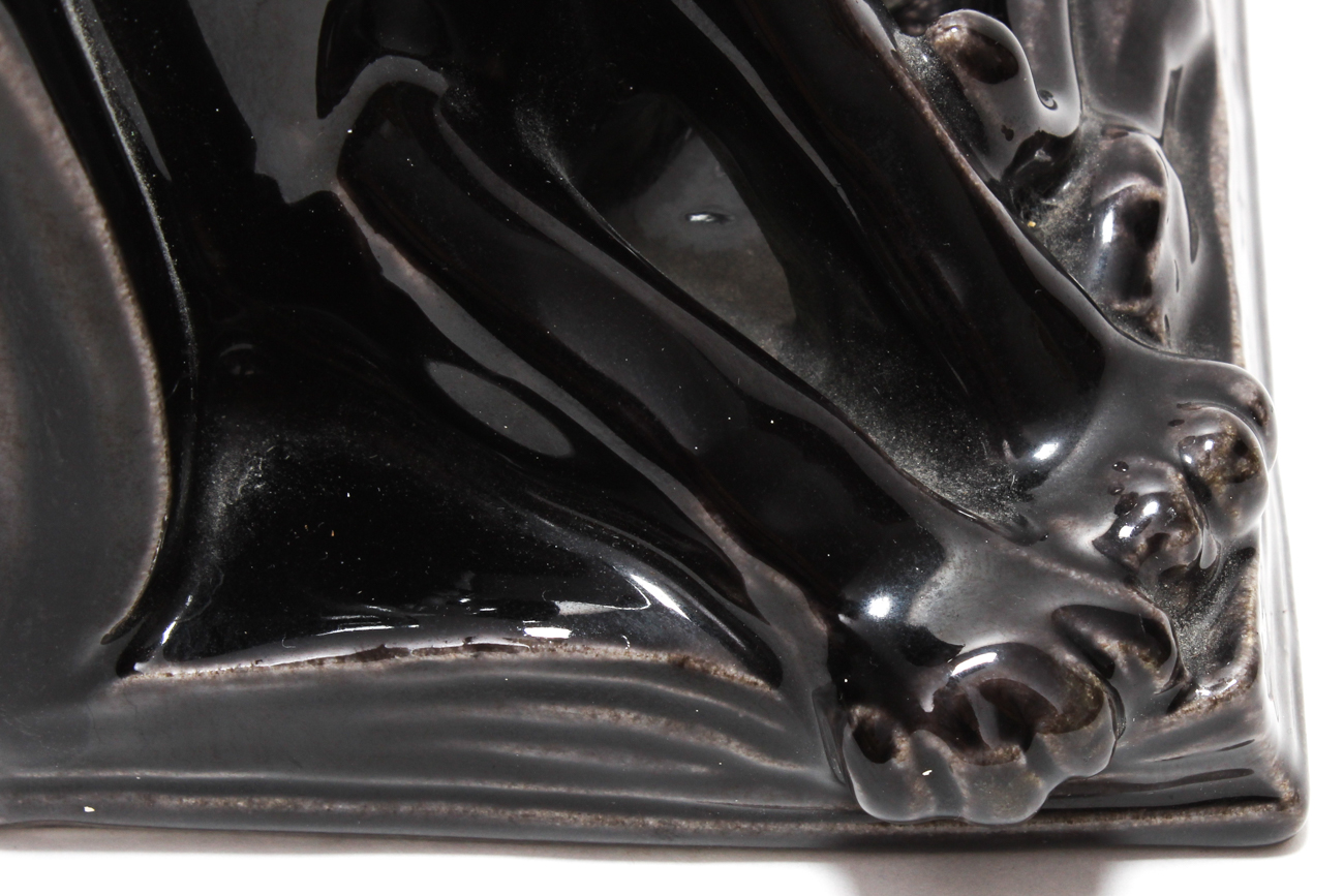 1948 Rookwood Pottery Panther Bookend