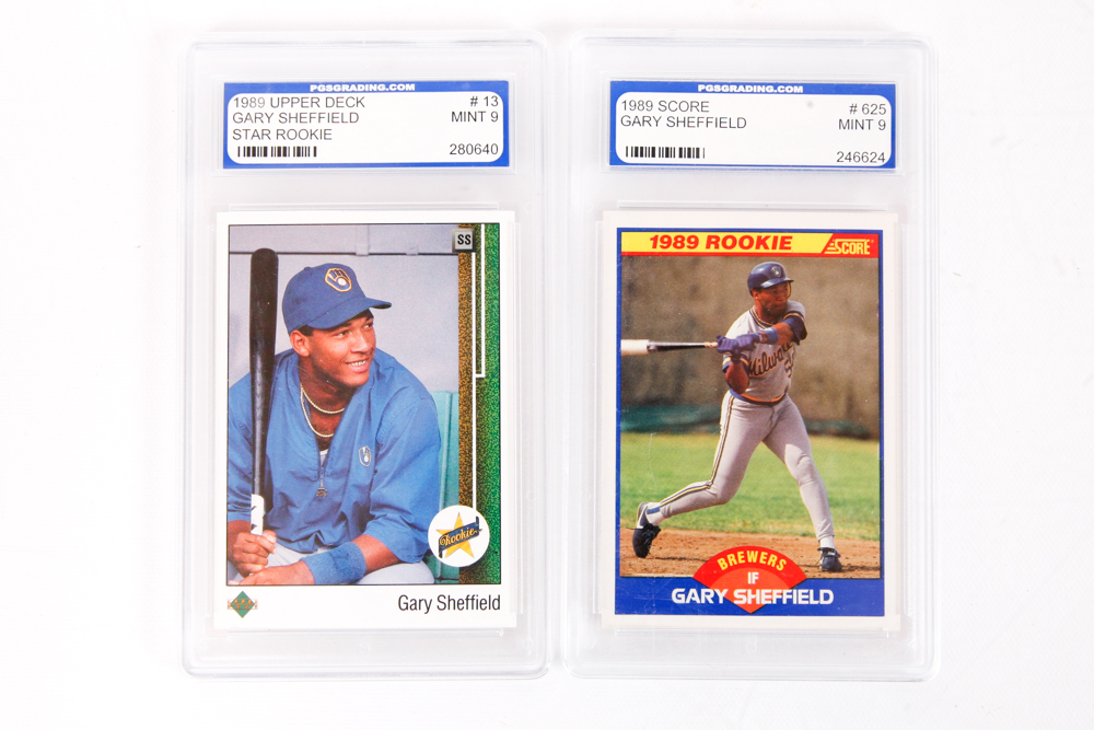 1990s Baseball Cards including Gary Sheffield, Barry Bonds, Sammy Sosa and More