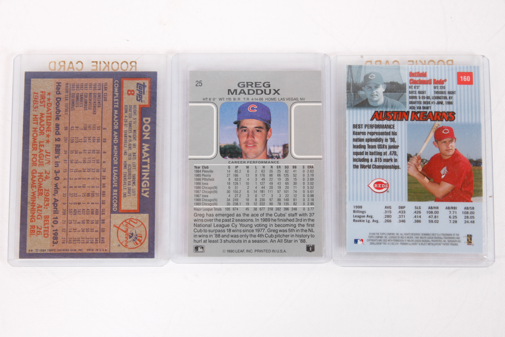 1990s Baseball Cards including Gary Sheffield, Barry Bonds, Sammy Sosa and More