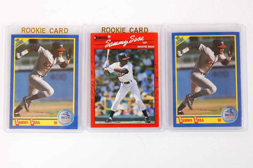 1990s Baseball Cards including Gary Sheffield, Barry Bonds, Sammy Sosa and More