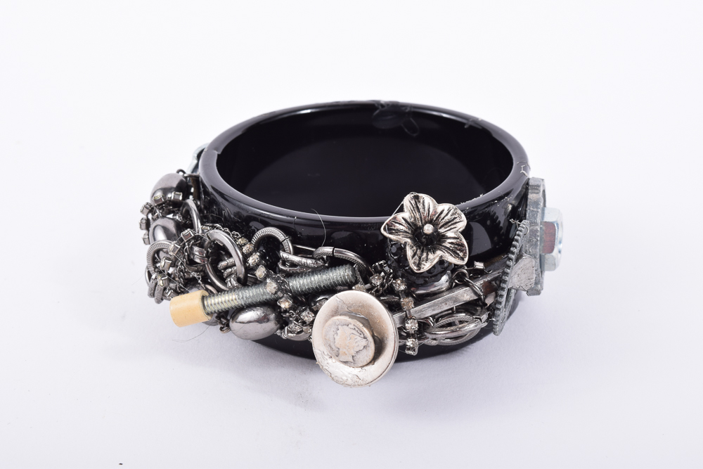 Pam McMahon Hand Made Steampunk Bangle Bracelet