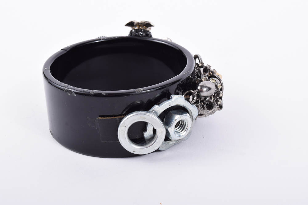Pam McMahon Hand Made Steampunk Bangle Bracelet