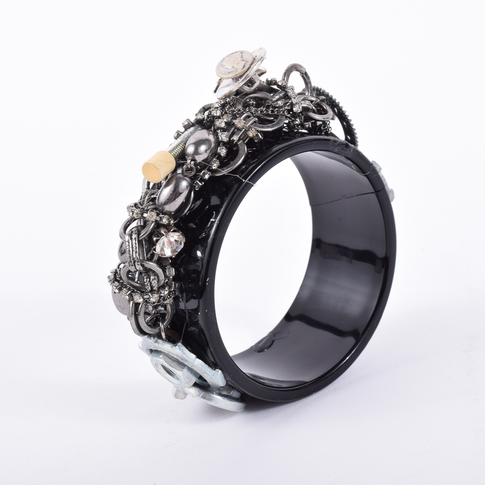 Pam McMahon Hand Made Steampunk Bangle Bracelet