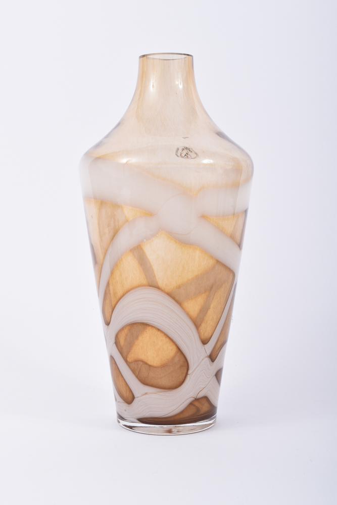 Zorza Handmade Polish Amber Glass Vase