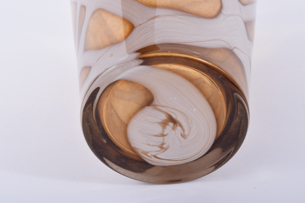 Zorza Handmade Polish Amber Glass Vase