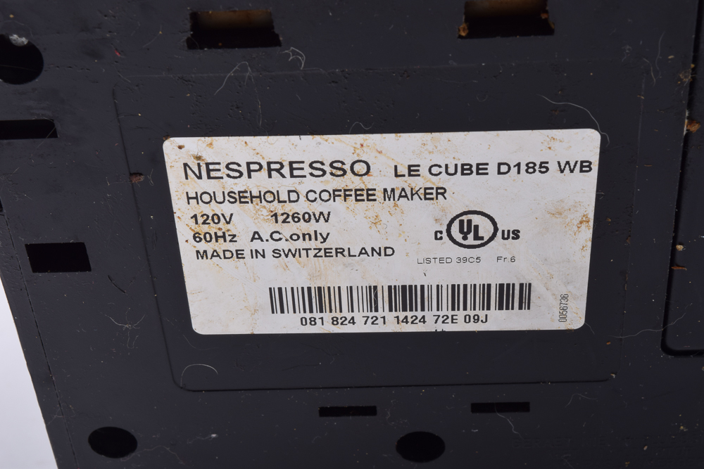 Nespresso "Le Cube" Single Cup Espresso Machine