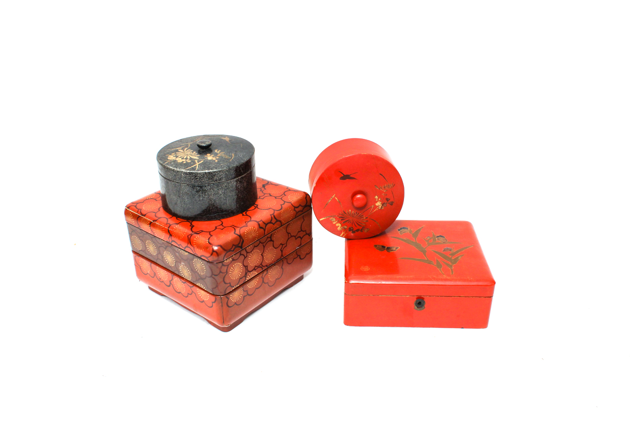 Collection of Chinese Lacquered Boxes