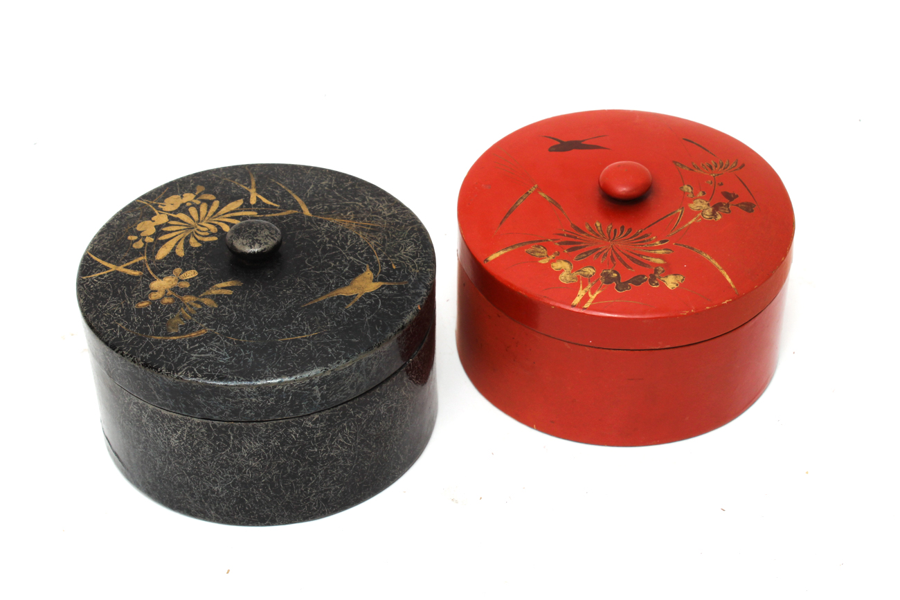 Collection of Chinese Lacquered Boxes
