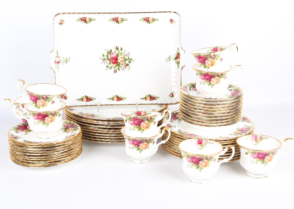 Royal Albert "Old Country Roses" Place Settings for Ten