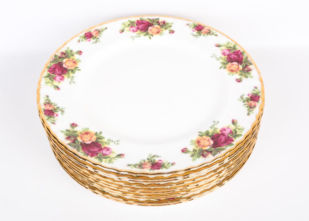 Royal Albert "Old Country Roses" Place Settings for Ten