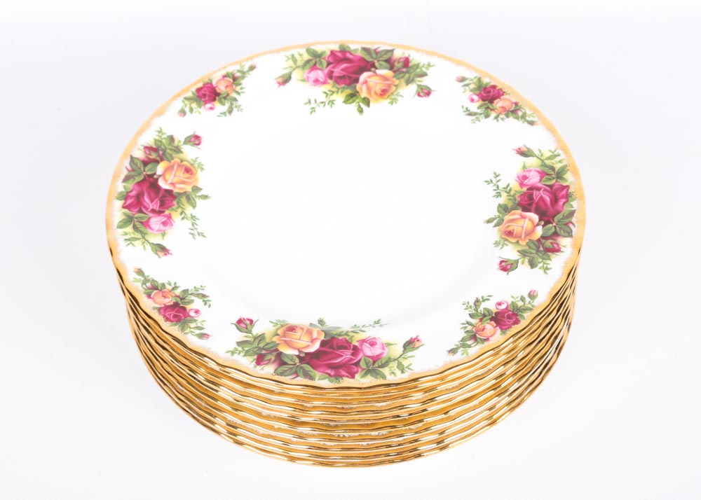 Royal Albert "Old Country Roses" Place Settings for Ten