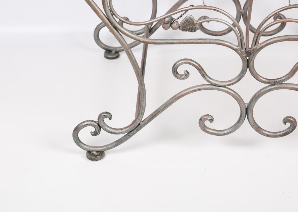 Metal and Rattan Storage Furniture