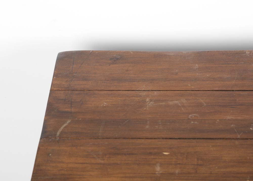 Single-Drawer Accent Table With Metal Base