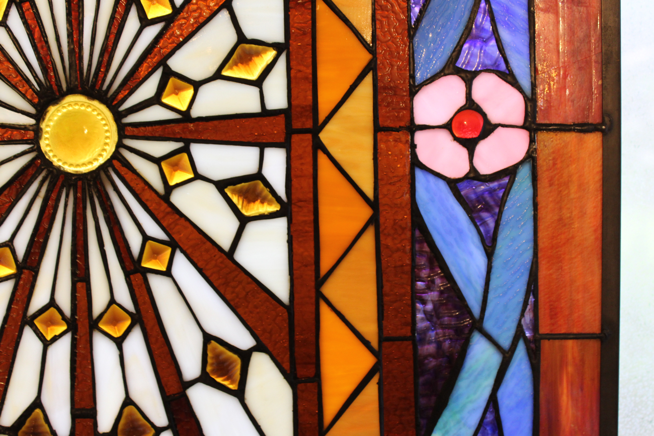 Decorative Stained Glass Panel