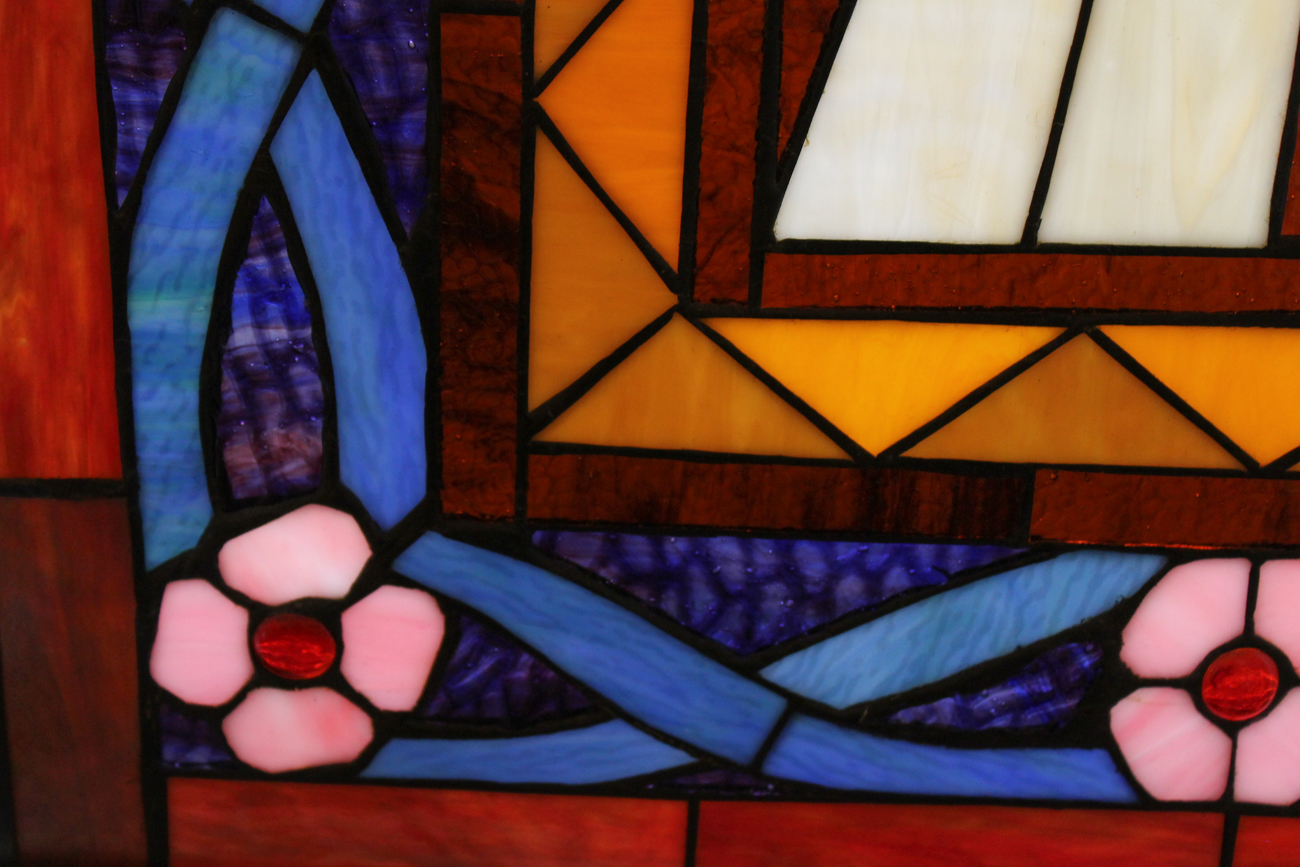 Decorative Stained Glass Panel
