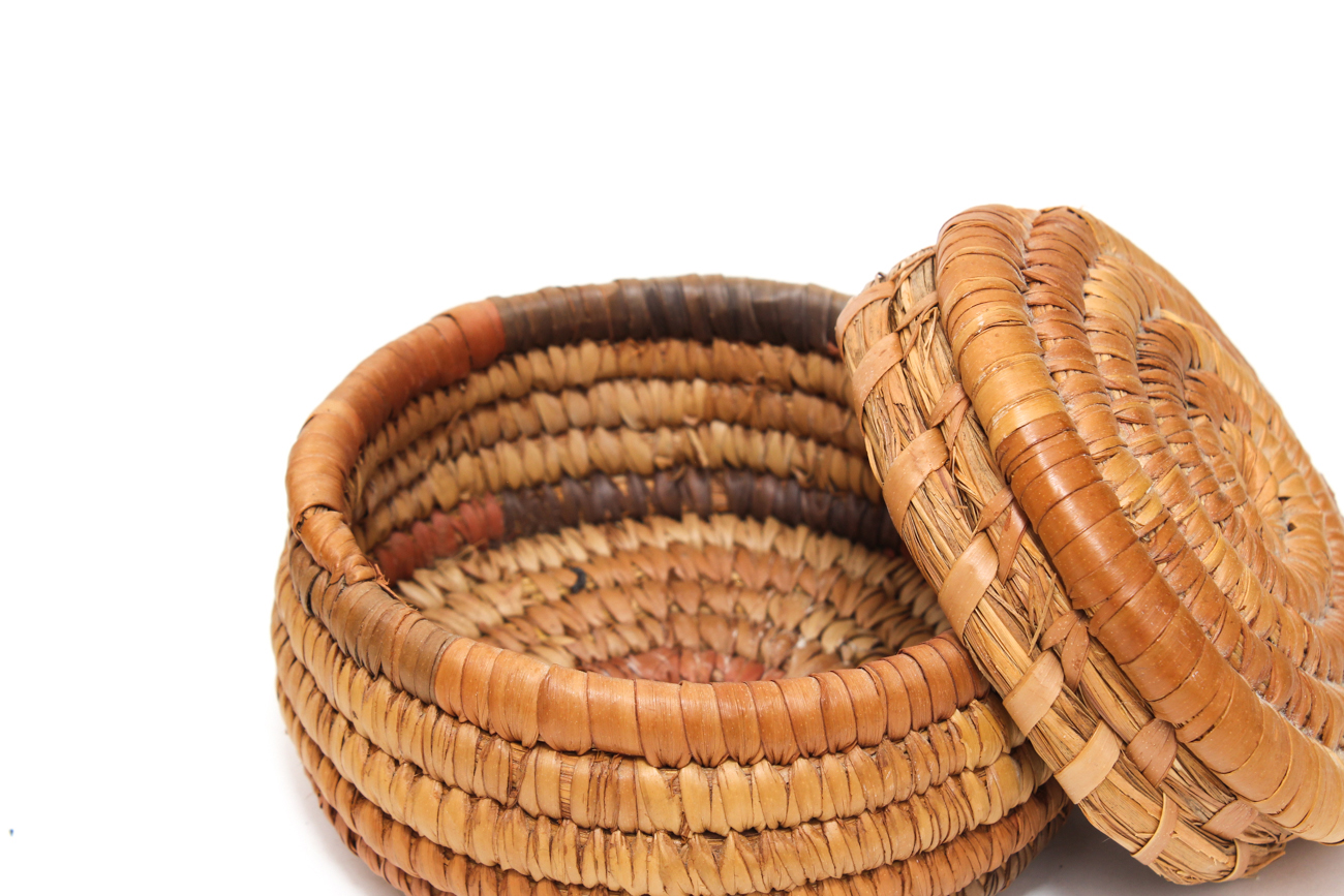 Collection of Artisan Sweetgrass Baskets