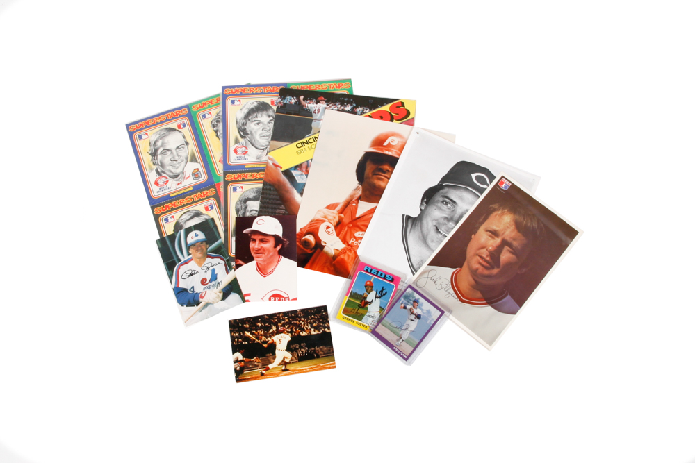 Collection of Cincinnati Reds Sports Memorabilia