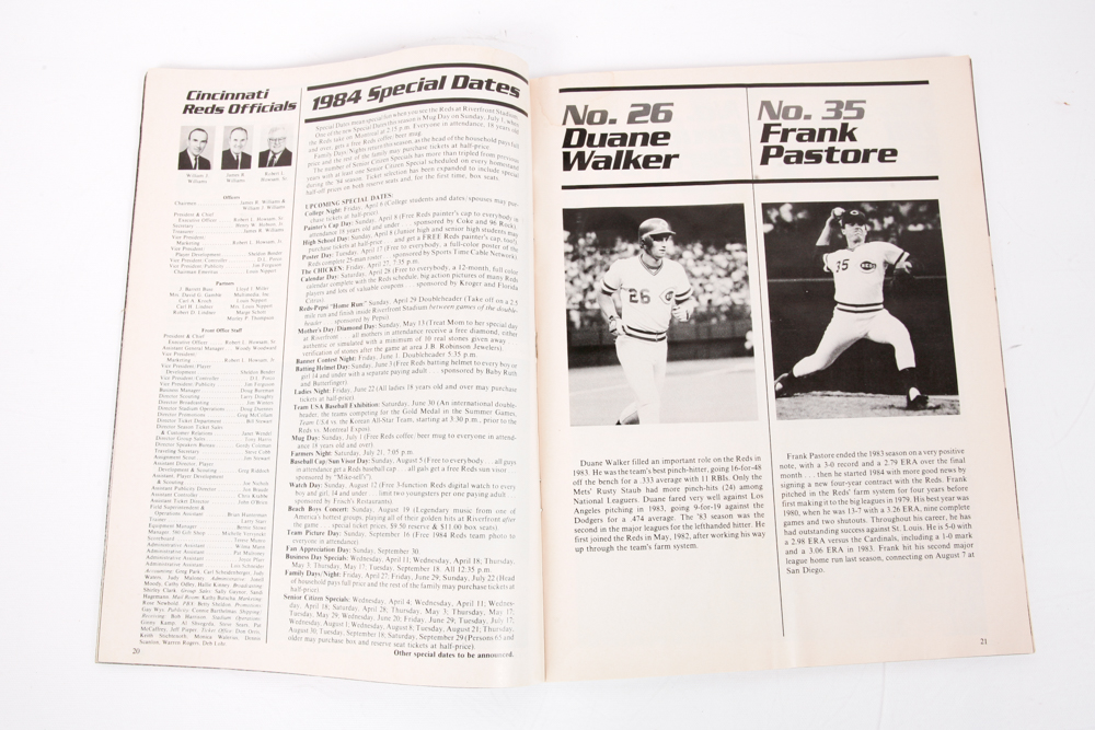 Collection of Cincinnati Reds Sports Memorabilia