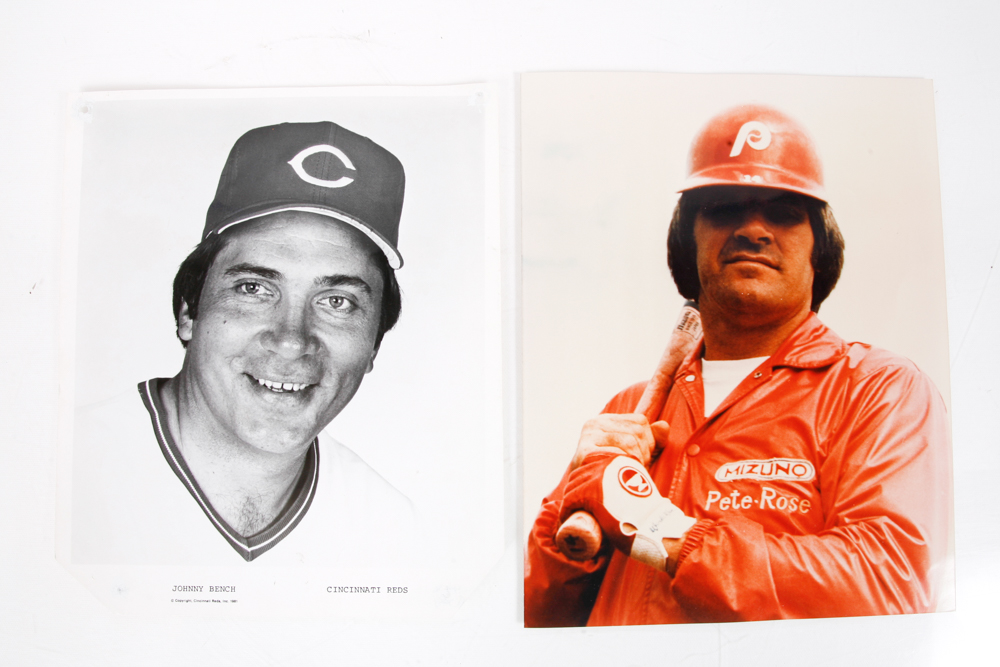 Collection of Cincinnati Reds Sports Memorabilia