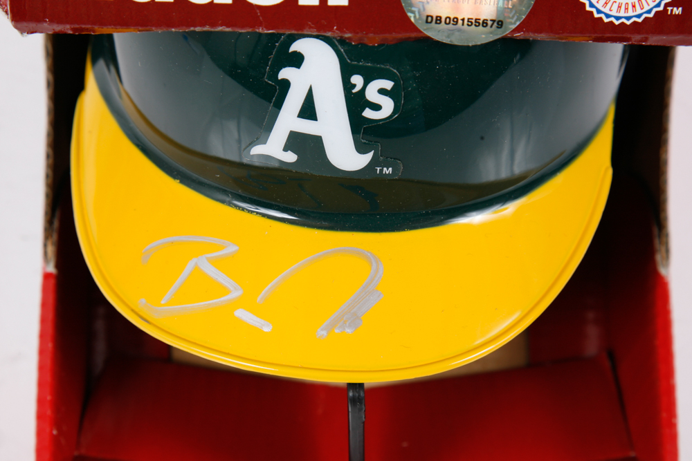 Barry Zito Autographed Mini Baseball Helmet