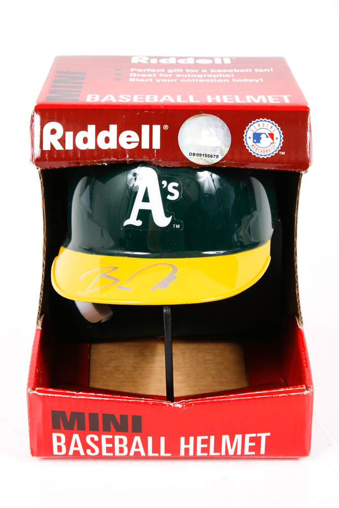 Barry Zito Autographed Mini Baseball Helmet