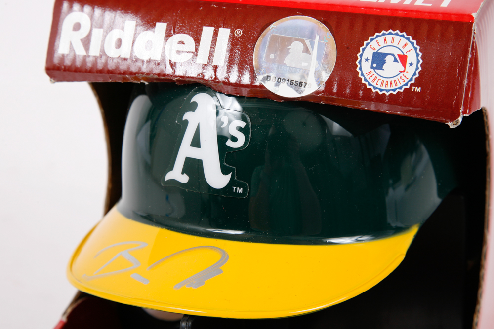 Barry Zito Autographed Mini Baseball Helmet