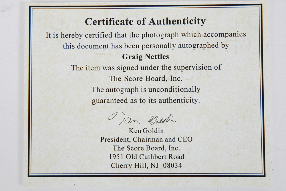 Collection of Four Autographed MLB Photos