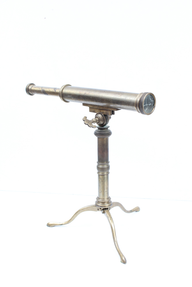 Brass Telescope on Tripod