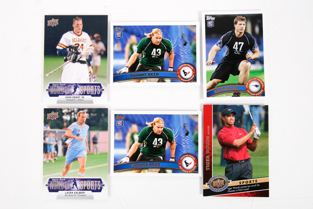 Various Sport Trading Cards