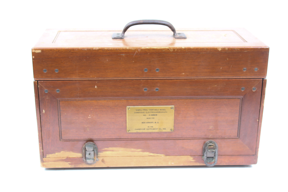 Vintage Simpli-Trol Portable Model Cambridge Electrocardiograph
