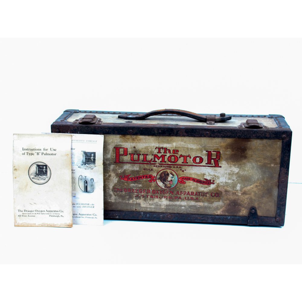Antique Pulmotor Machine Ventilator