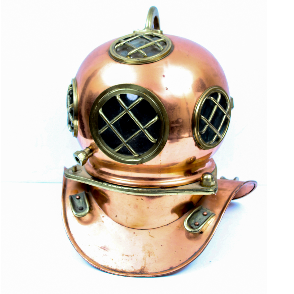 Copper and Brass Diving Helmet
