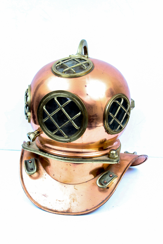 Copper and Brass Diving Helmet