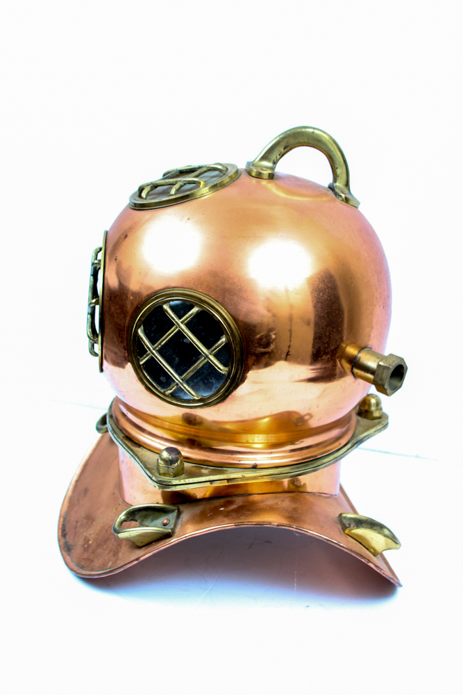 Copper and Brass Diving Helmet