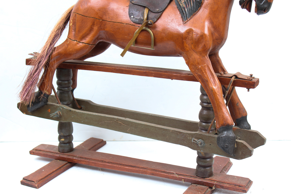 Vintage Rocking Horse on Glider